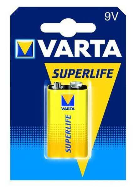 Varta Superlife 9V Угольно-цинковой 9В батарейки