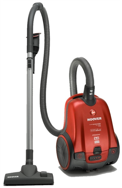 Hoover Purepower TPP 2020 011 Cylinder vacuum 3.5L 2000W Black,Red