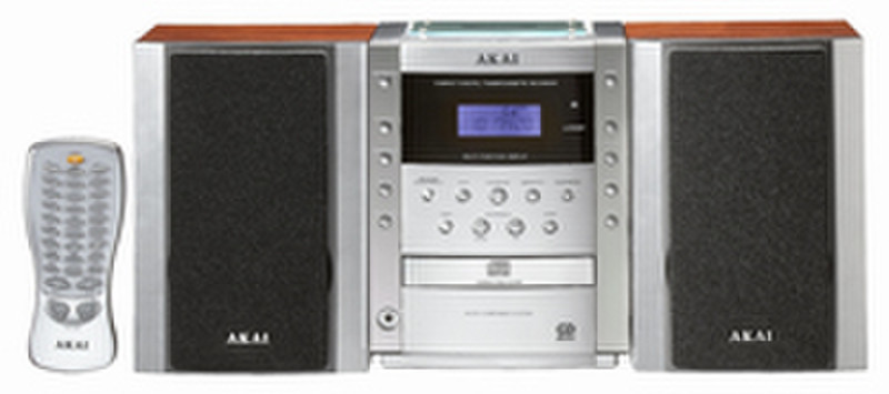 Akai QXD5370RDS Micro-Set Braun, Silber Home-Stereoanlage