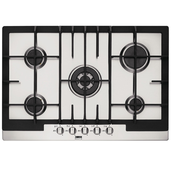 Zanussi ZGS 784 CX Встроенный Gas hob Cеребряный