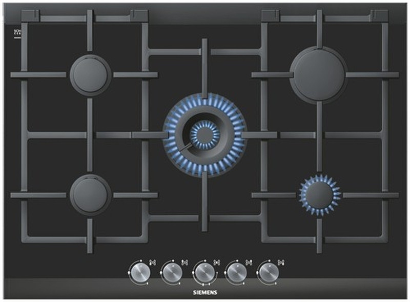 Siemens ER726RB90N Встроенный Gas hob Черный плита