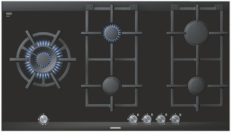 Siemens ER926SB90N Встроенный Gas hob Черный плита