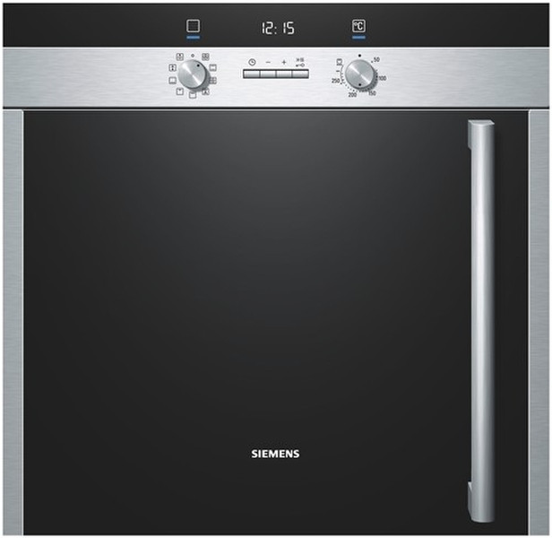 Siemens HB33LB550 Electric oven 67l A-20% Schwarz, Silber Backofen