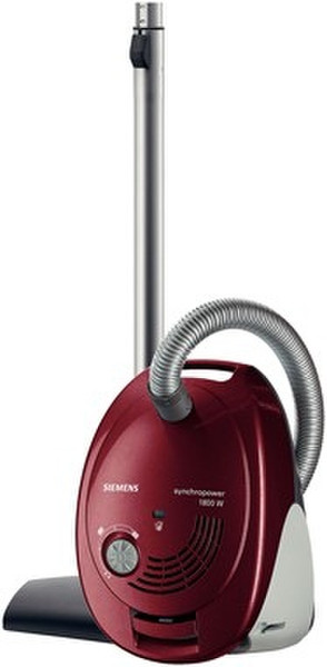 Siemens VS06G1800 Cylinder vacuum cleaner 4L 1800W Red vacuum