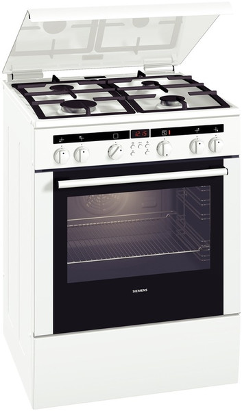 Siemens HM745215N Отдельностоящий Gas hob Белый кухонная плита
