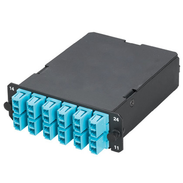 Panduit FCXO-24-10Y LC/MTP 1pc(s) Black,Blue fiber optic adapter