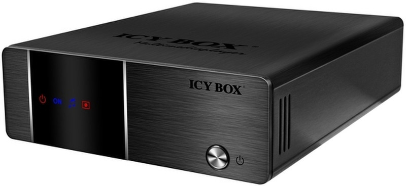 ICY BOX IB-MP3010HW Черный медиаплеер