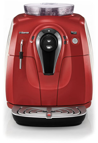 Philips Saeco Xsmall Steam Espresso machine 1л Красный, Белый