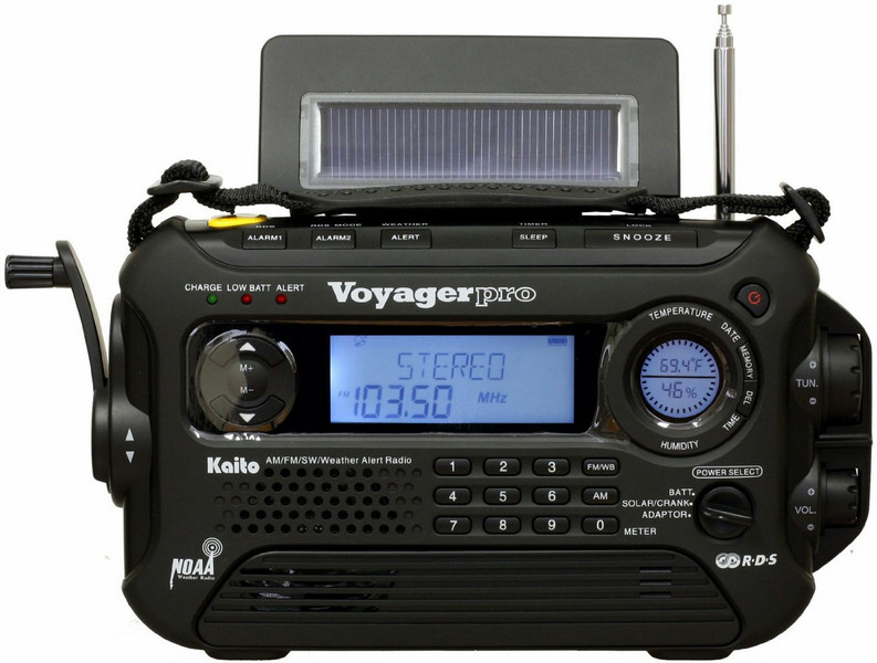 Kaito Electronics KA600 Портативный Черный радиоприемник