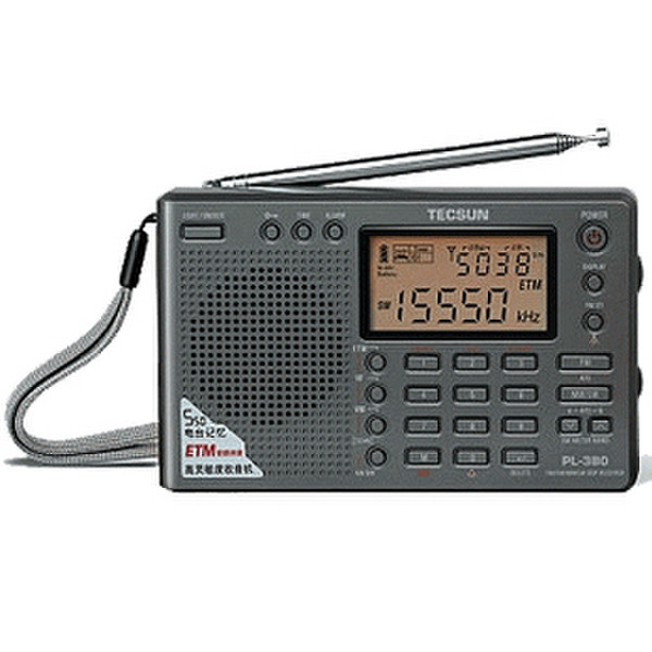 Kaito Electronics PL380 Портативный Черный радиоприемник