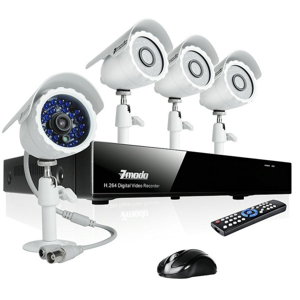 Zmodo KDS4-BARBZ4ZN Wired 8channels video surveillance kit