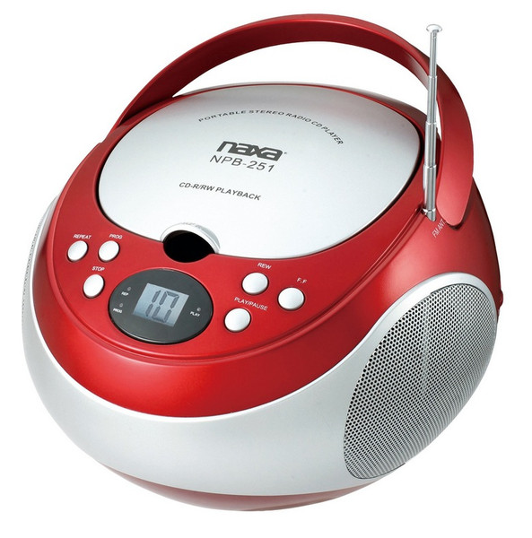 Naxa NPB-251 Portable CD player Красный