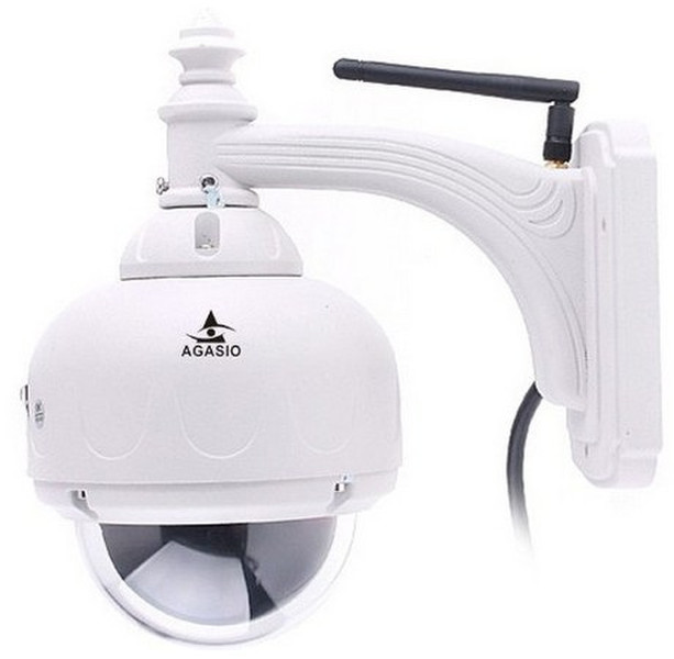 Agasio A622W IP security camera Вне помещения Пуля Белый камера видеонаблюдения