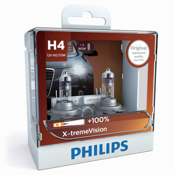 Philips X-tremeVision car headlight bulb 12342XVSM