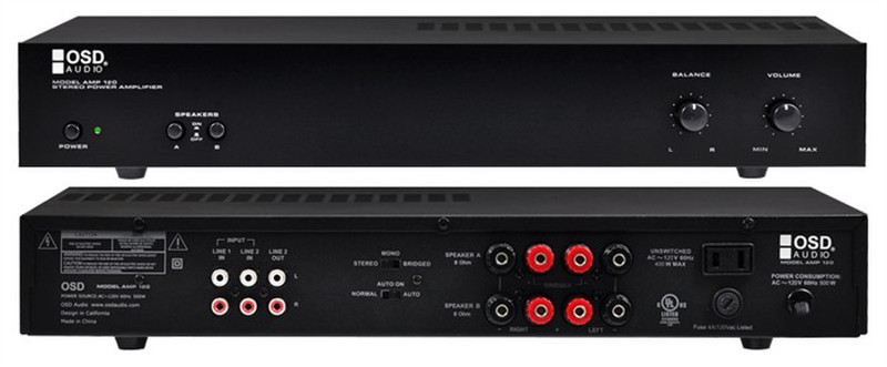 OSD Audio AMP120 усилитель звуковой частоты