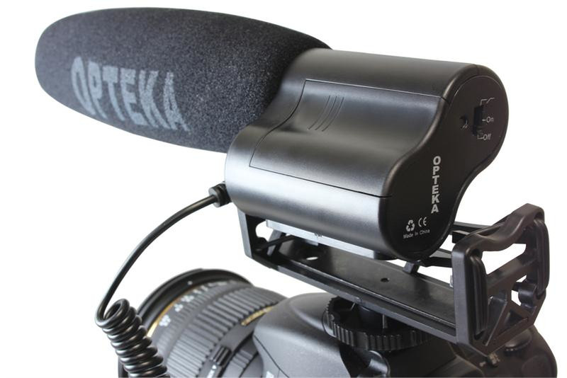 Opteka VM-100 Digital camera microphone Verkabelt Schwarz Mikrofon