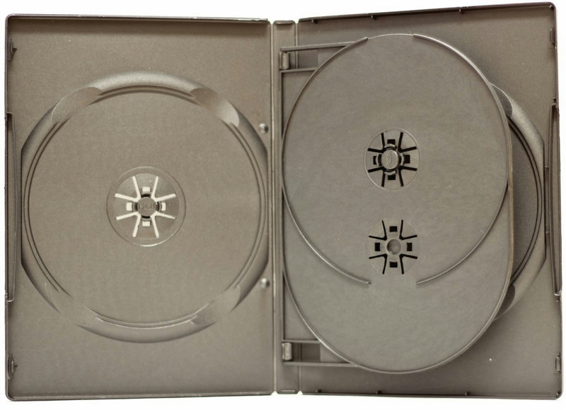 Generic 10x Quad 4 Disc DVD Cases
