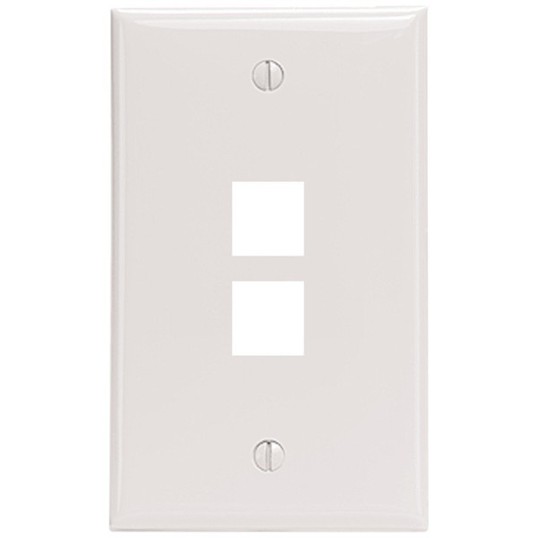 Leviton 41080-2WP White outlet box