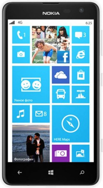H3G Nokia Lumia 625 4G 8ГБ Белый