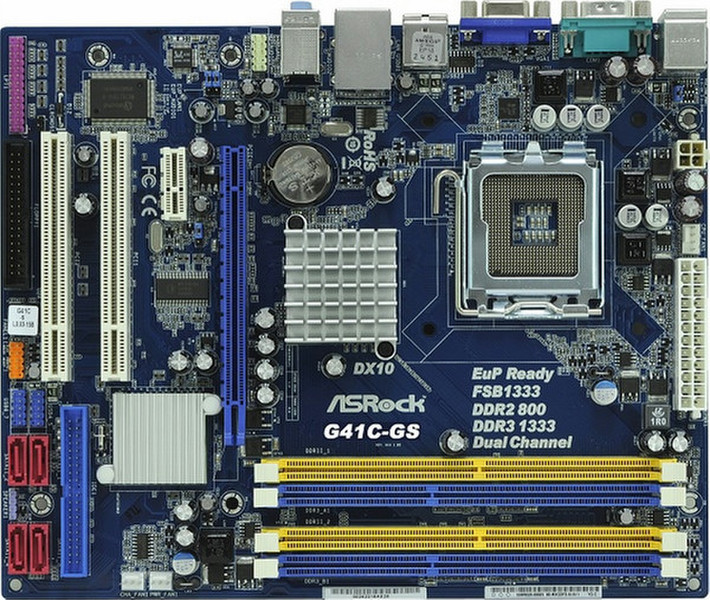 Asrock G41C-GS Intel G41 Socket T (LGA 775) Micro ATX motherboard