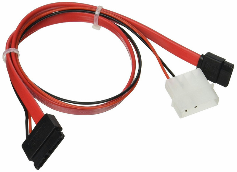 Monoprice 107639 Черный, Красный кабель SATA