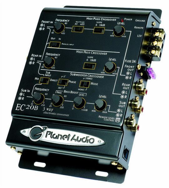 Planet Audio EC20B Active crossover аудио кроссовер