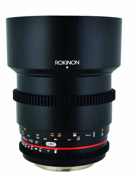 ROKINON Cine CV85M-NEX Telephoto lens Black camera lense