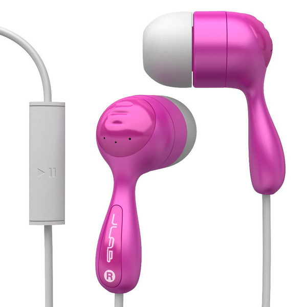 JLab J1M-PNK-FOIL Binaural In-ear Pink mobile headset