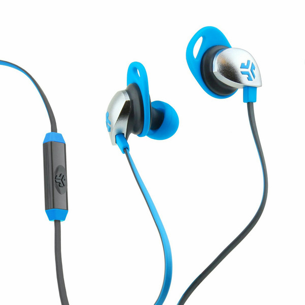 JLab EPIC-BLUGRY-BOX Стереофонический Вкладыши Синий, Серый гарнитура мобильного устройства