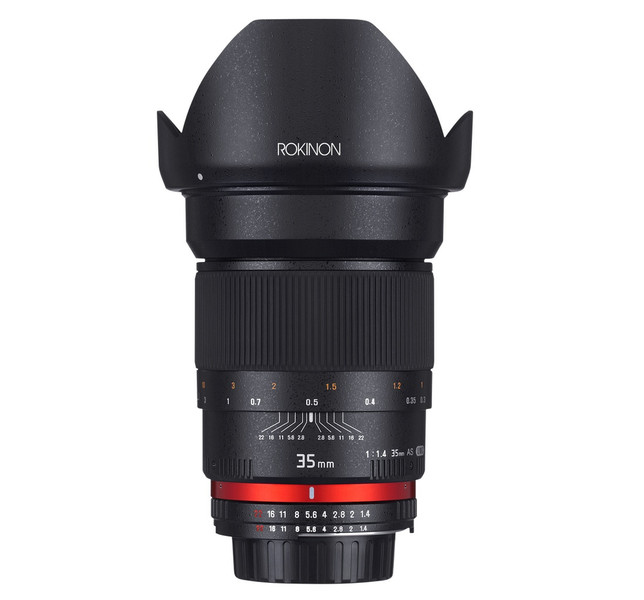 ROKINON Digital Photo RK35M-C SLR Wide lens Черный объектив / линза / светофильтр