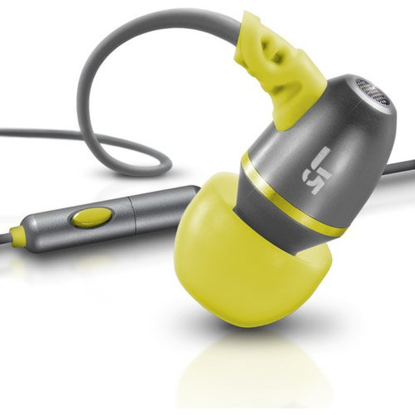 JLab J5M Metal Earbuds Binaural In-ear Grey,Yellow