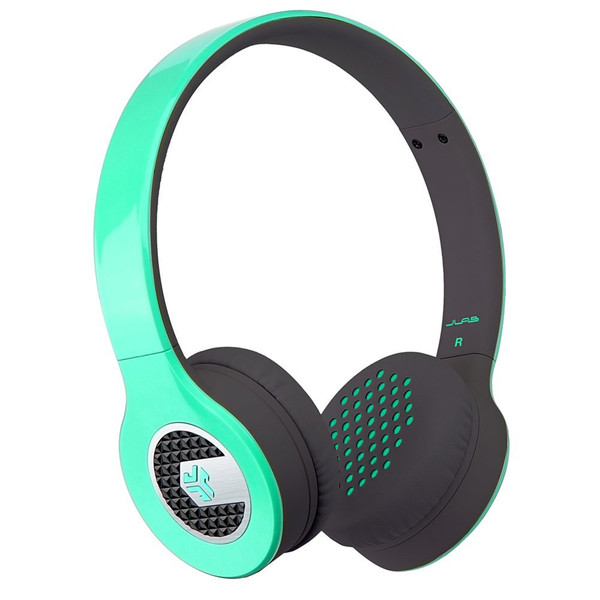JLab SUPRA-TEAL-BOX Head-band Binaural Wired Turquoise mobile headset