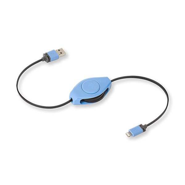 ReTrak ETLTUSBBU 1м USB A Lightning Синий кабель USB