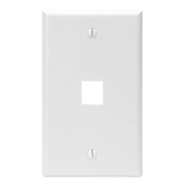 Leviton 41080-1WP White switch plate/outlet cover