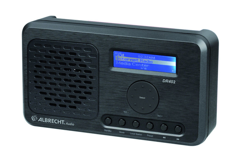 Albrecht DR 402 Internet Digital Schwarz Radio