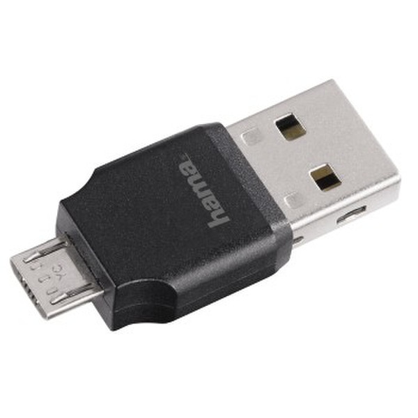 Hama 00123951 USB 2.0 Черный устройство для чтения карт флэш-памяти