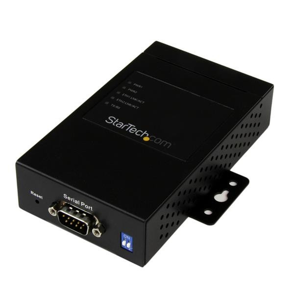 StarTech.com 1 Port RS-232/422/485 Serial over IP Ethernet Geräteserver - 2x 10/100 Mbits Ports