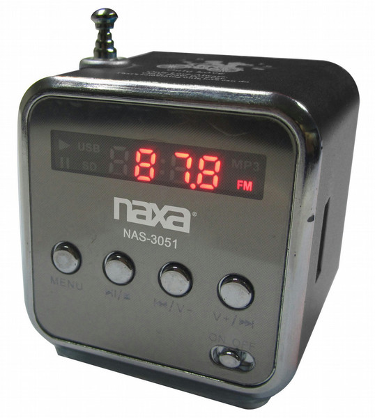 Naxa NAS-3051 2.5Вт Преступности и Gangster Черный