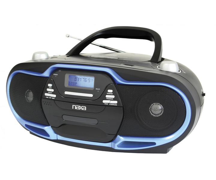 Naxa NPB-257 Portable CD player Schwarz, Blau