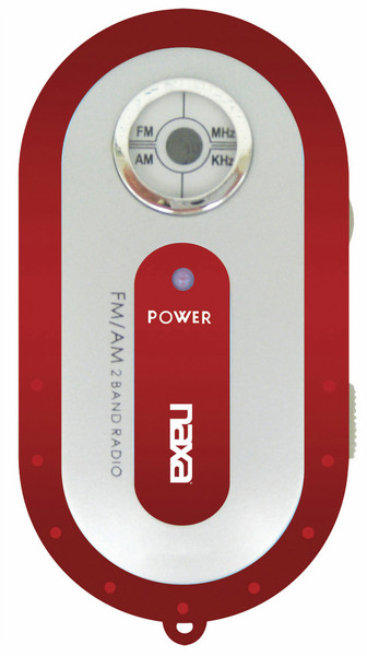 Naxa NR-720 Портативный Красный, Белый радиоприемник