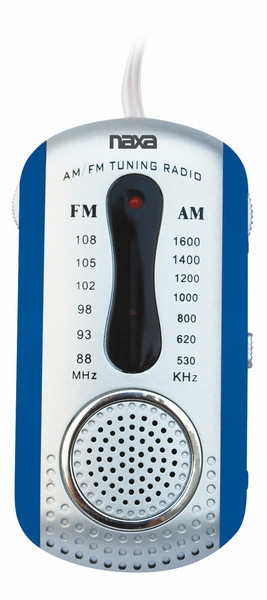 Naxa NR-721 Tragbar Schwarz, Blau Radio