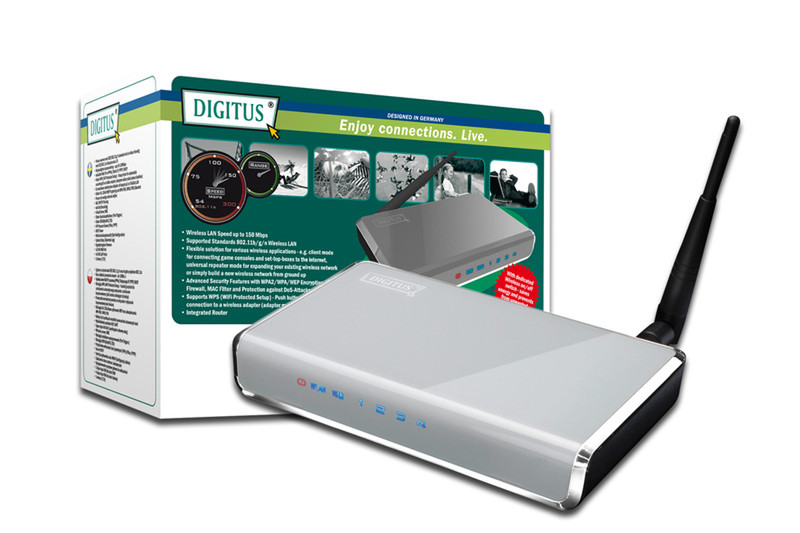 Digitus GreyRapid N 125Mbit/s WLAN access point