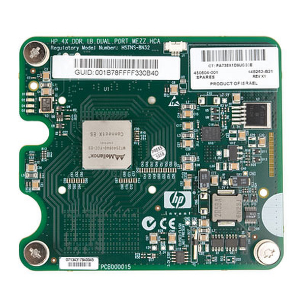 HP 10 GbE Dual Port Mezzanine Network Interface Card networking card