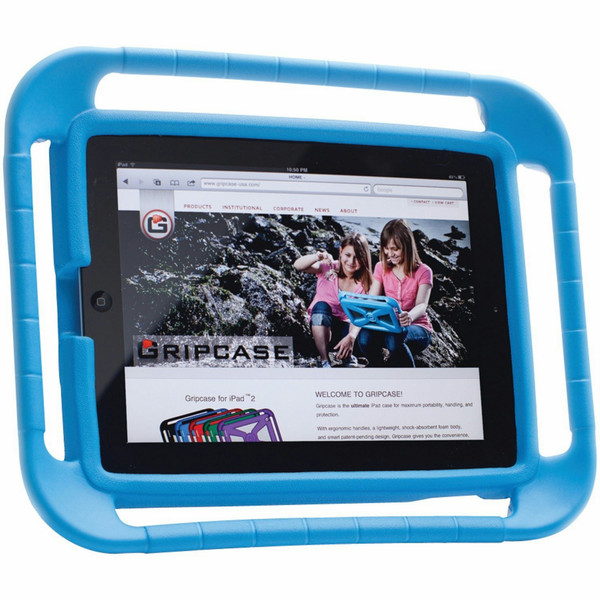 Gripcase I2BLU-USB 9.7Zoll Cover case Blau Tablet-Schutzhülle