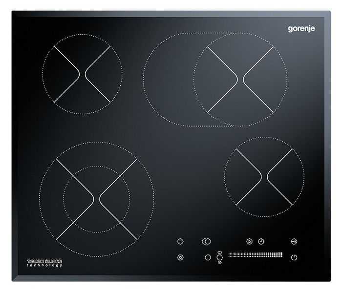 Gorenje ECS620BC Eingebaut Ceramic hob Schwarz