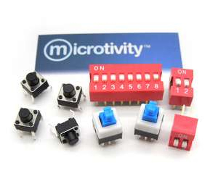 microtivity IM251 3 Black,Red electrical switch