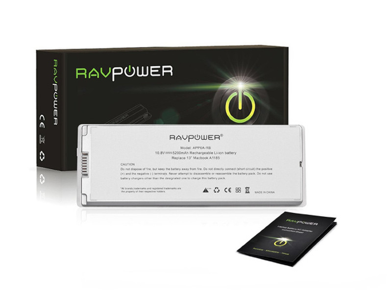 RAVPower 52000mAh Li-Polymer Lithium Polymer 5200mAh rechargeable battery
