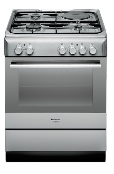 Hotpoint H6MMCA (X) FR Freistehend Gas hob Edelstahl