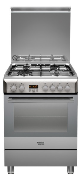 Hotpoint H6T9CE1F (X) FR Отдельностоящий Gas hob A Нержавеющая сталь