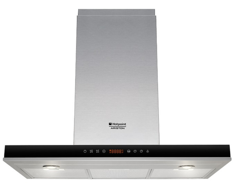 Hotpoint HLB 9.8 LSHS X/HA Wand-montiert 756m³/h Schwarz, Edelstahl